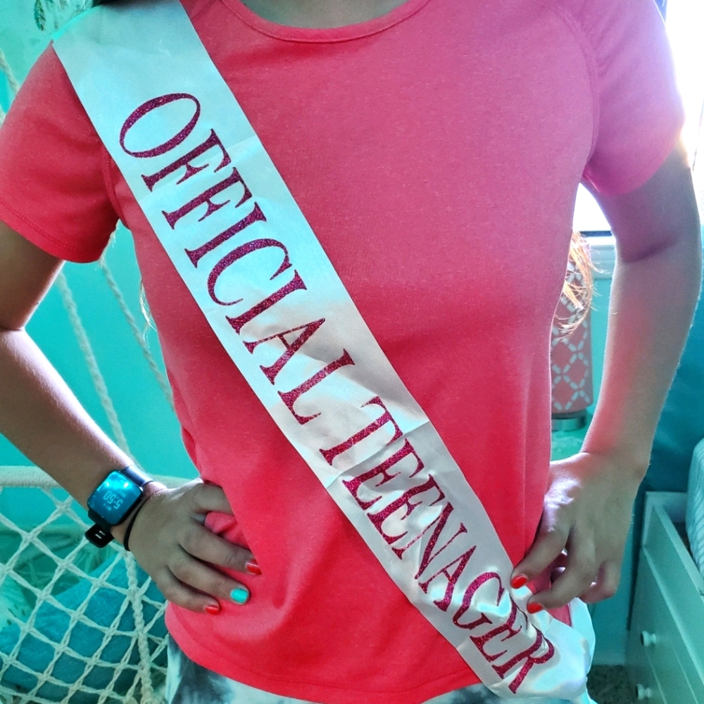 13th Birthday Sash